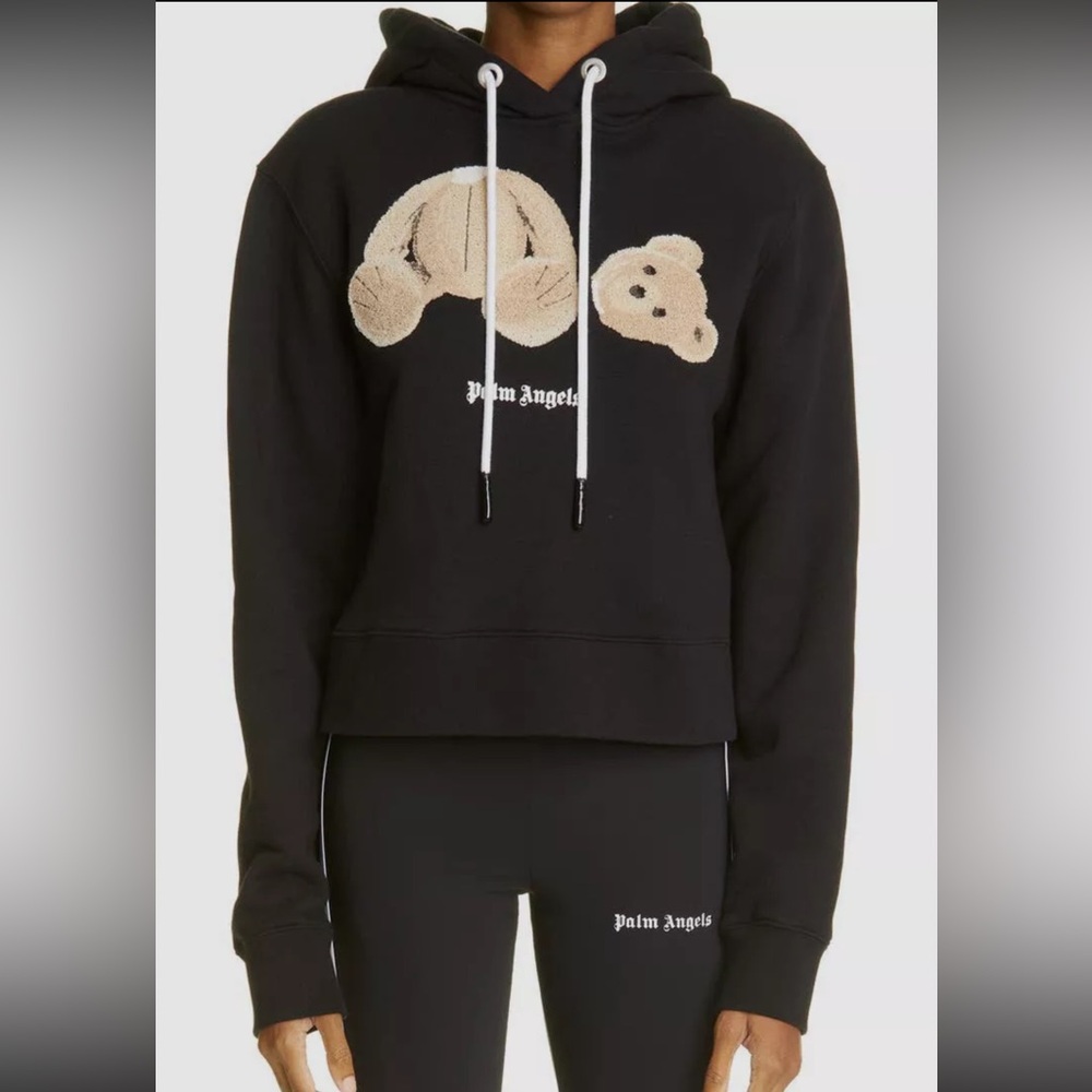 Palm Angels bear logo sweatshirt